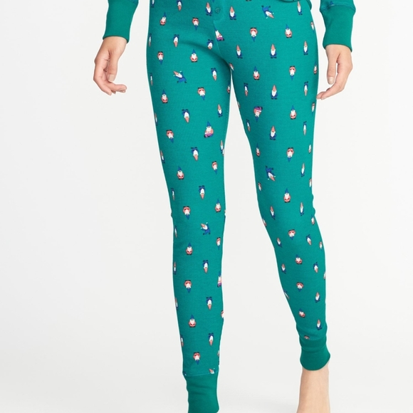 Old Navy Other - Old Navy Gnome Thermal Pajama Bottoms Holiday M